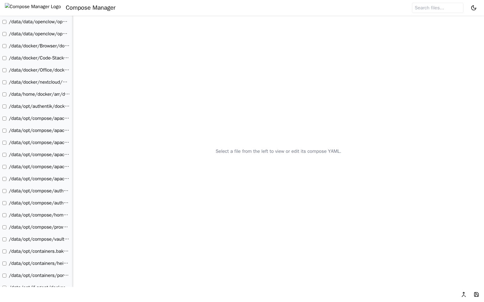 Compose Manager screenshot