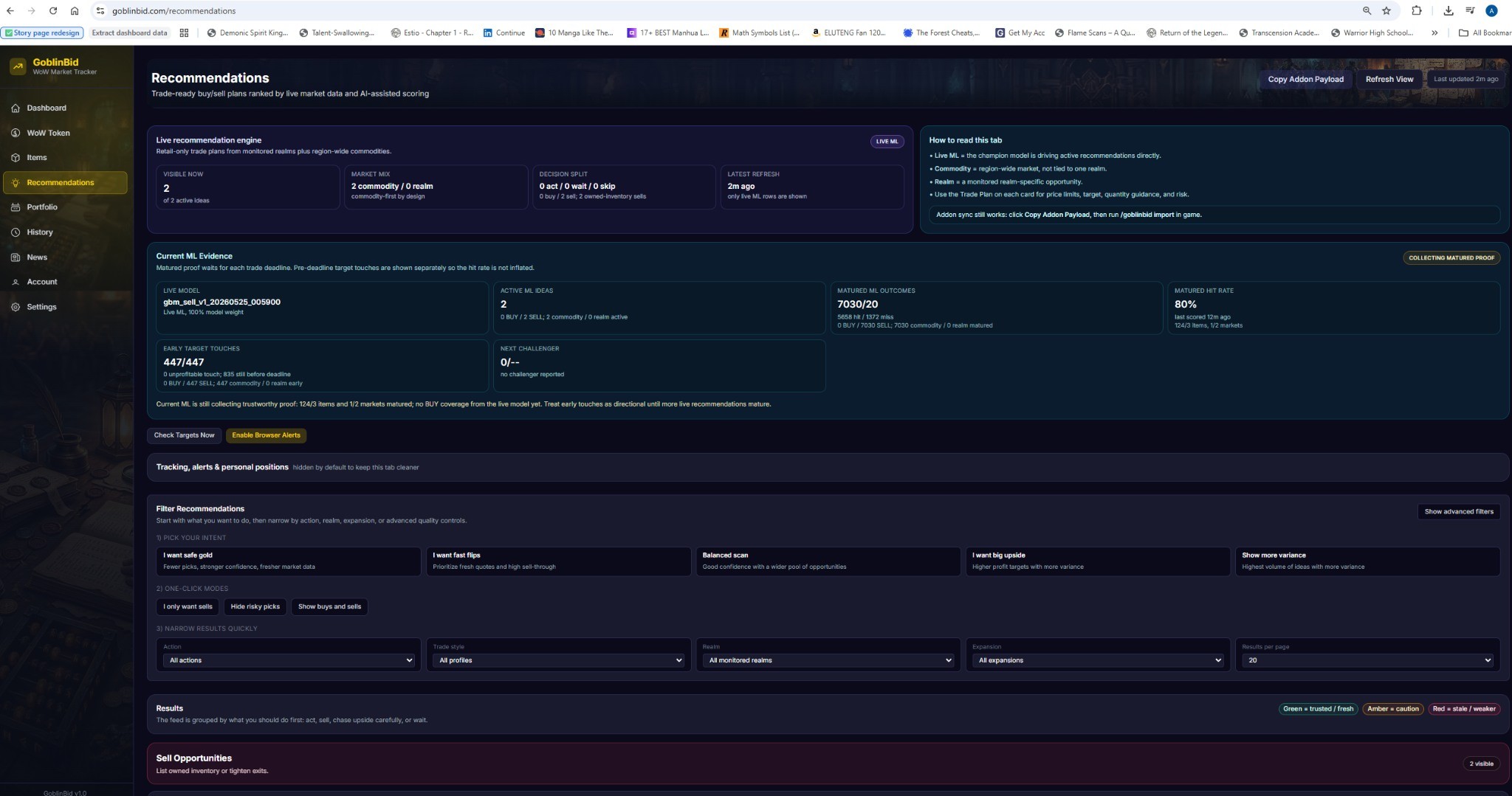 AuctionScanner · GoblinBid screenshot