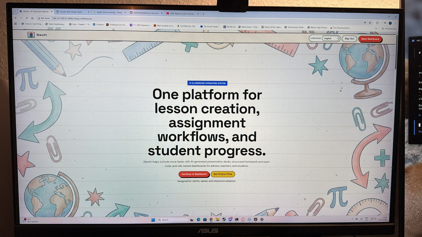Shkofit.ai screenshot